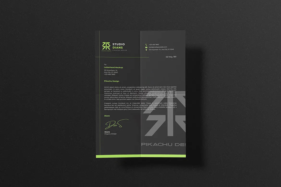 Letterhead Design temp-01