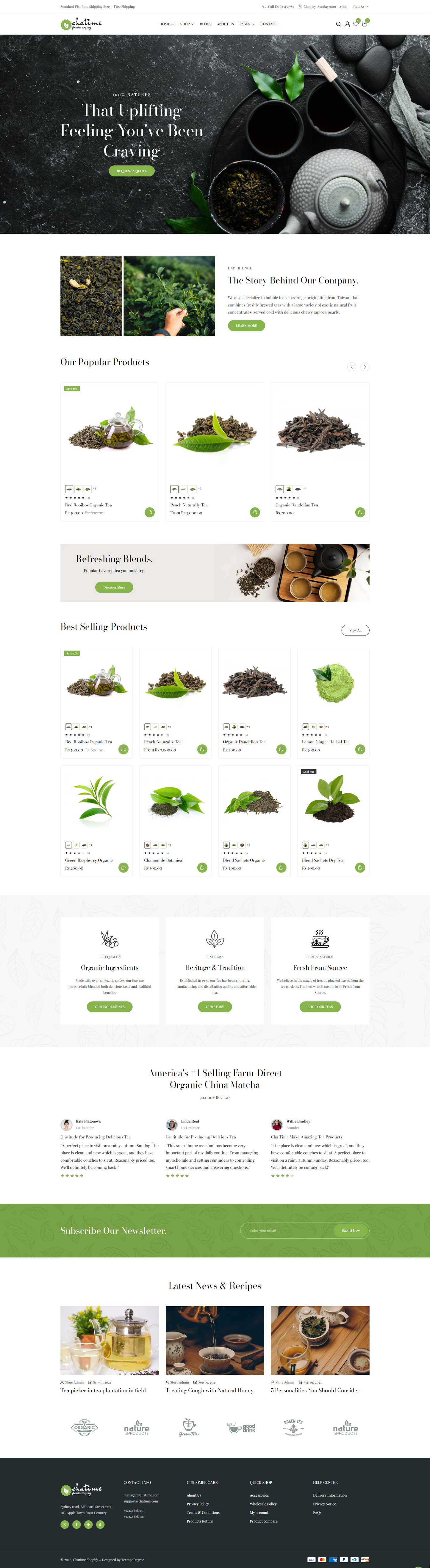 Chatime - Matcha & Organic Tea Store
