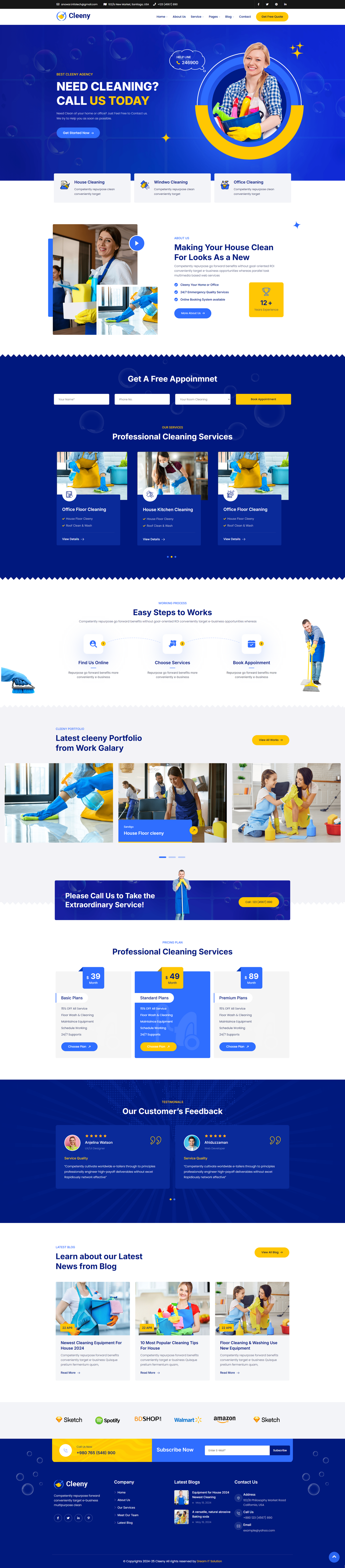 Cleaning Services & Repair Company