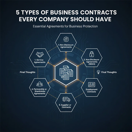 5 Types of Business Contracts Every Company Should Have