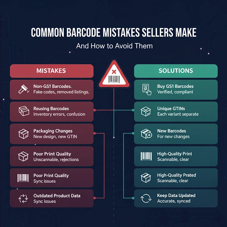 Common Barcode Mistakes Sellers Make And How to Avoid Them
