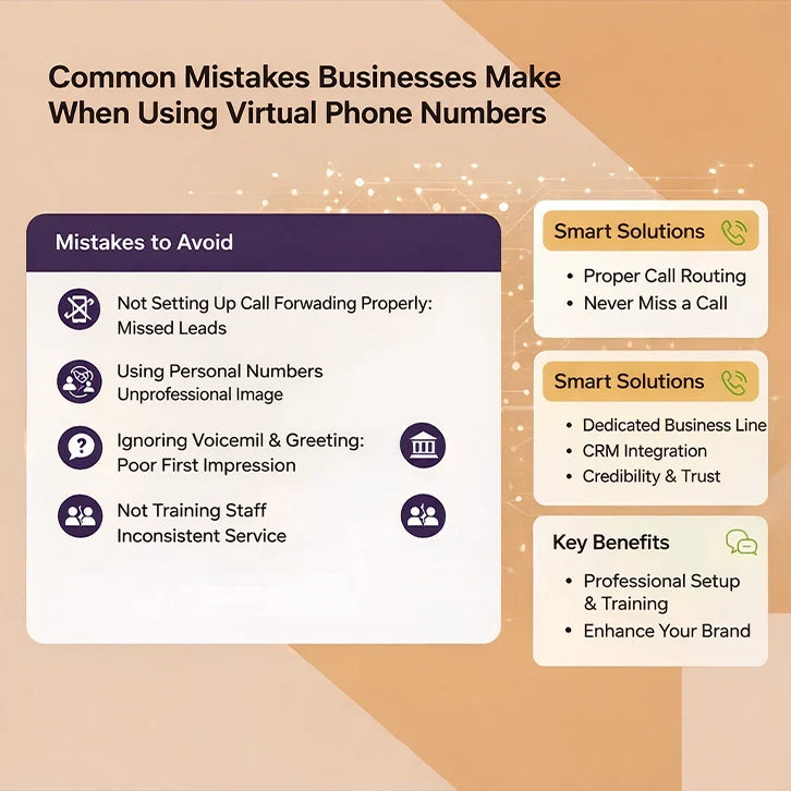 Common Mistakes Businesses Make When Using Virtual Phone Numbers