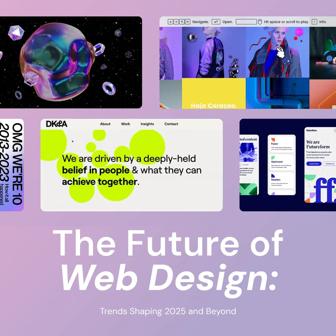 The Future of Web Design: Trends Shaping 2025 and Beyond
