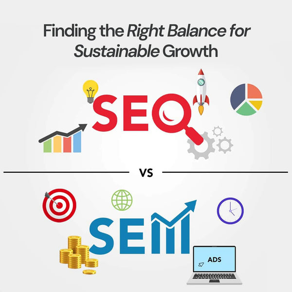 SEM vs SEO: Finding the Right Balance for Sustainable Growth