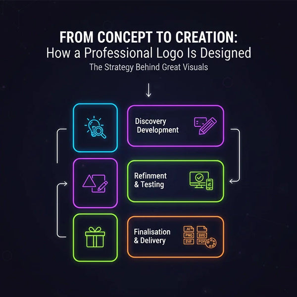 From Concept to Creation: How a Professional Logo Is Designed