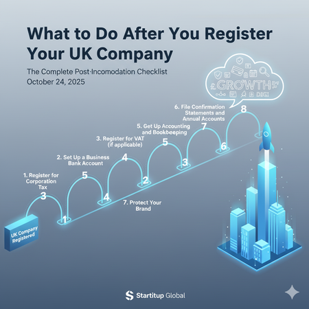 What to Do After You Register Your UK Company: The Complete Post-Incorporation Checklist