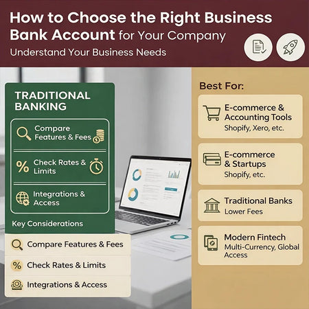 How to Choose the Right Business Bank Account for Your Company