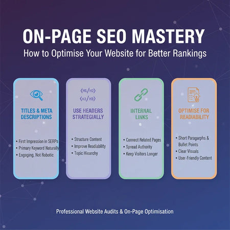 On-Page SEO Mastery: How to Optimise Your Website for Better Rankings