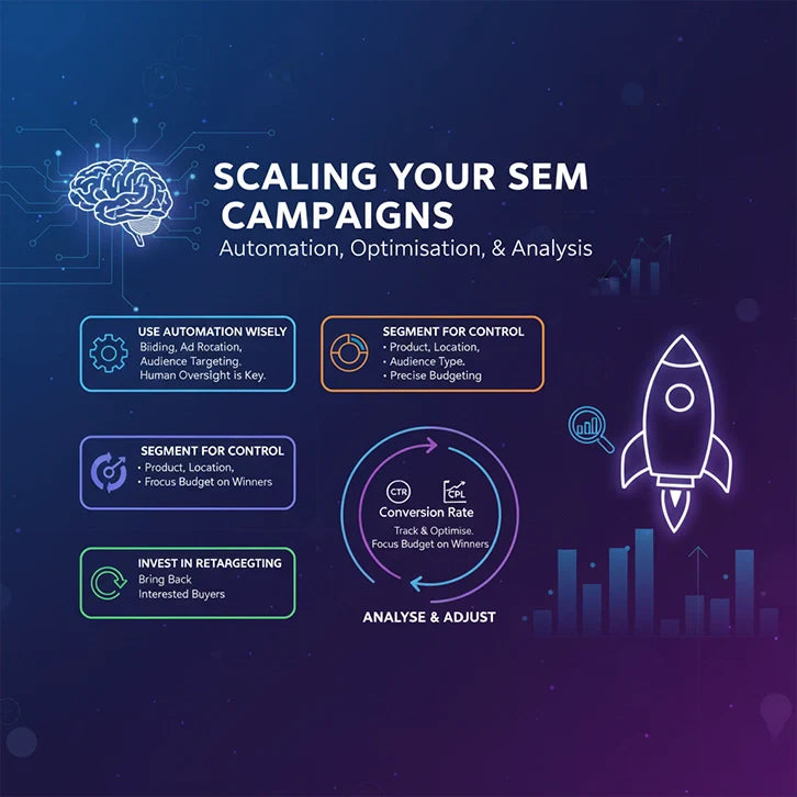 Scaling Your SEM Campaigns: Automation, Optimisation, and Analysis