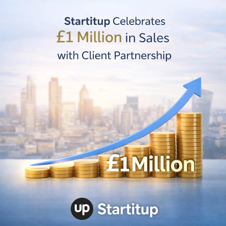 Startitup Celebrates £1 Million in Sales with Client Partnership