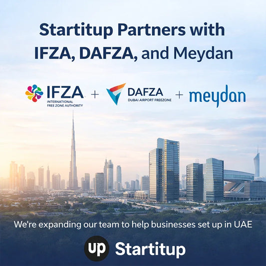 Startitup Partners with IFZA, DAFZA, and Meydan