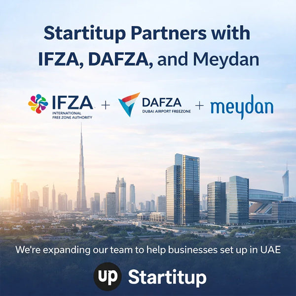Startitup Partners with IFZA, DAFZA, and Meydan