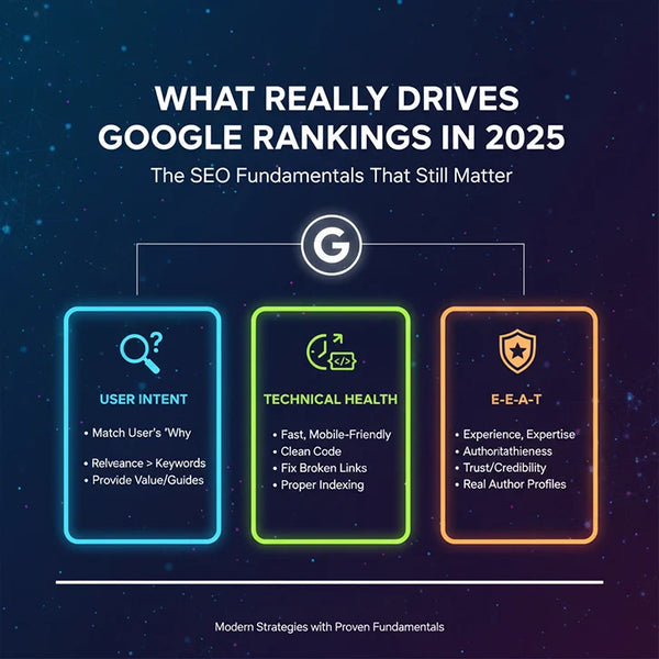 What Really Drives Google Rankings in 2025: The SEO Fundamentals That Still Matter