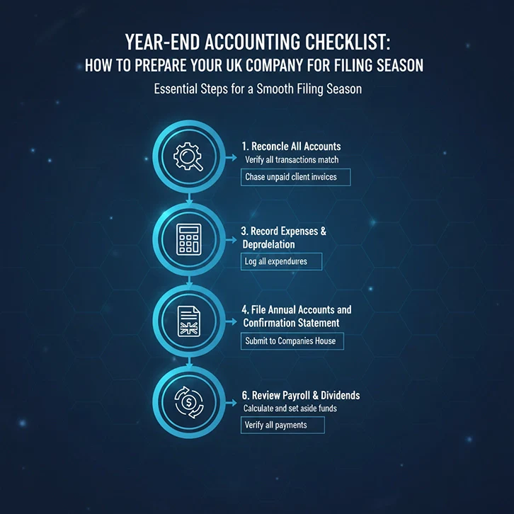 Year-End Accounting Checklist: How to Prepare Your UK Company for Filing Season