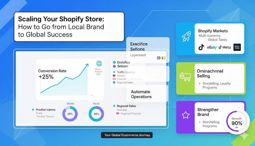 Scaling Your Shopify Store: How to Go from Local Brand to Global Success