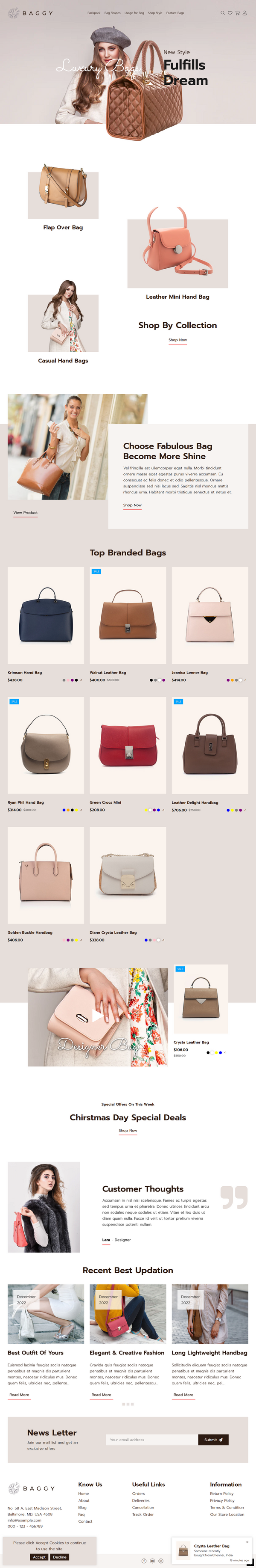 Baggy - Fashion Store, Handbags