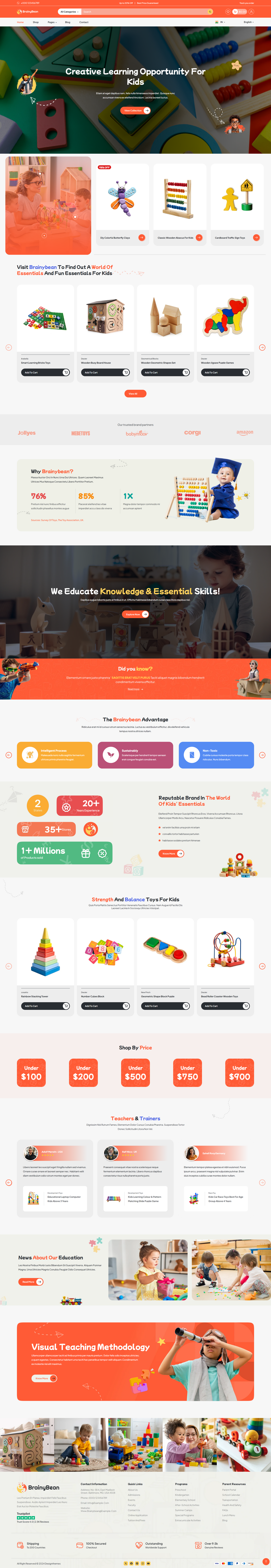 Brainybean - Educational Toys