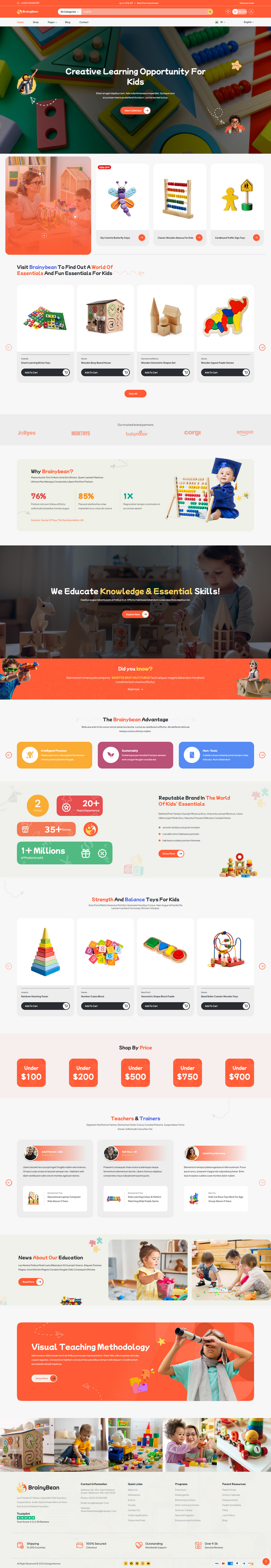 Brainybean - Educational Toys