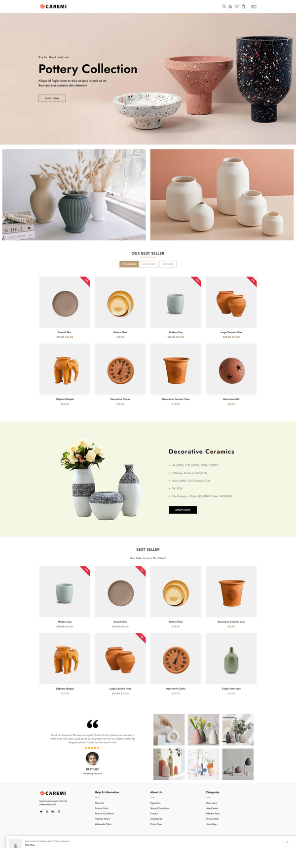 Caremi - Ceramics & Pottery Decor