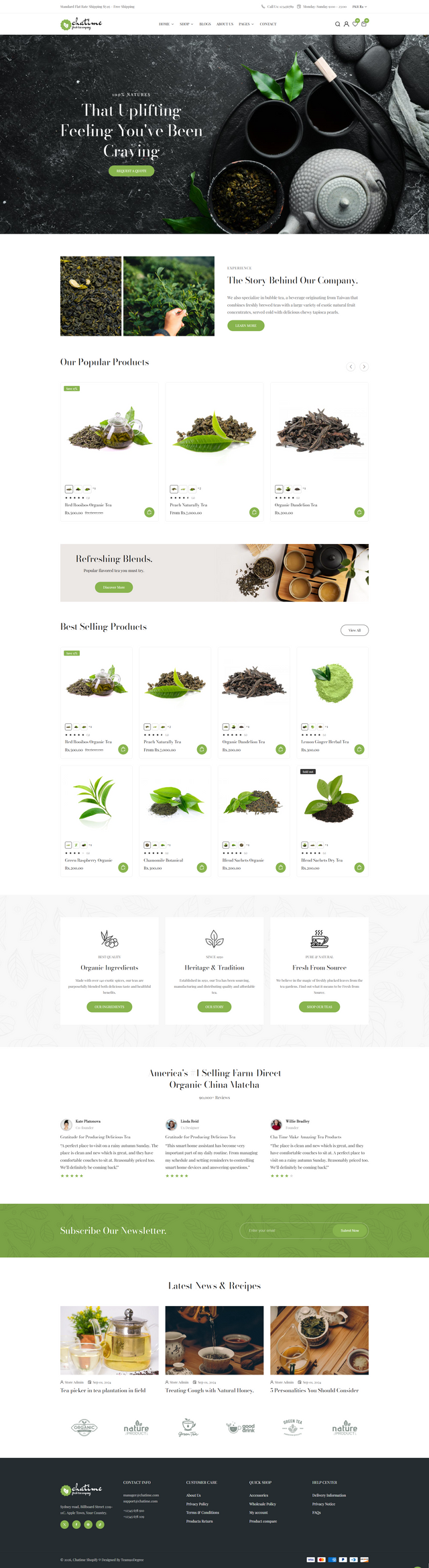 Chatime - Matcha & Organic Tea Store