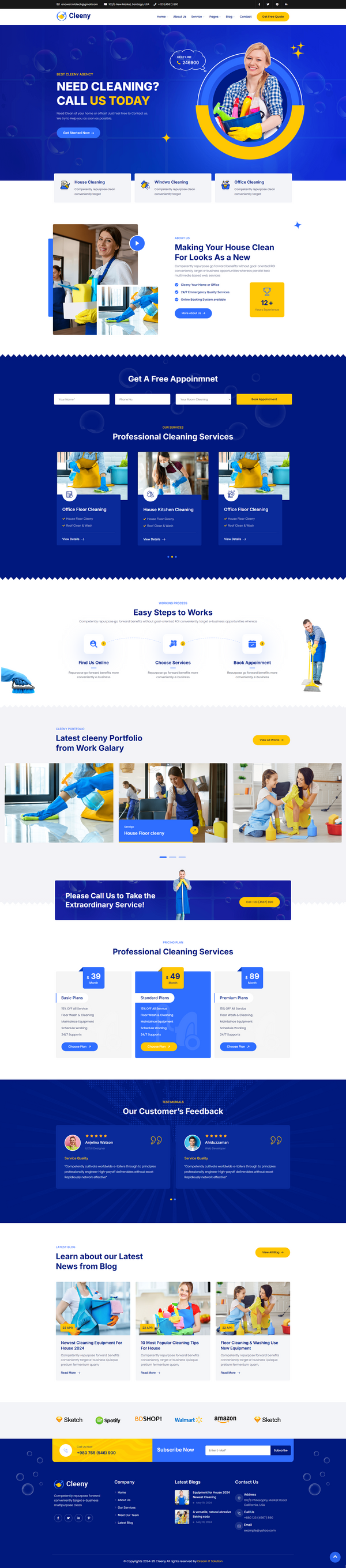 Cleaning Services & Repair Company