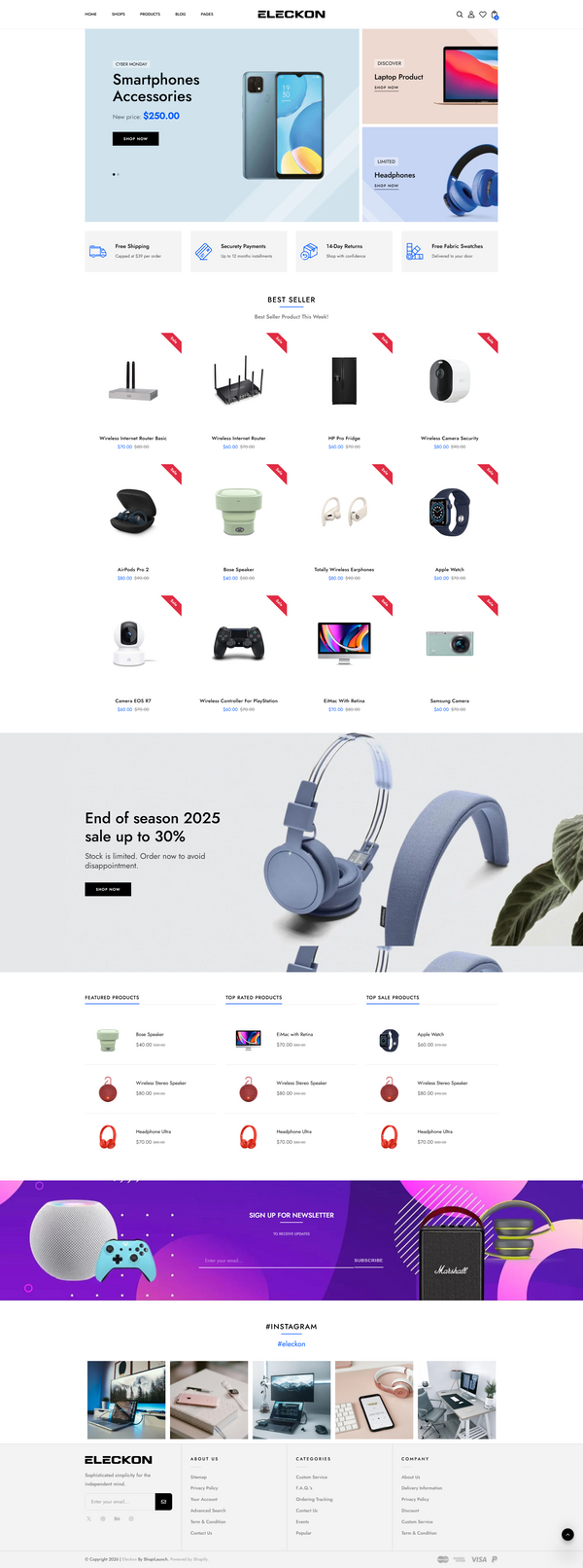 Eleckon - Electronic Store