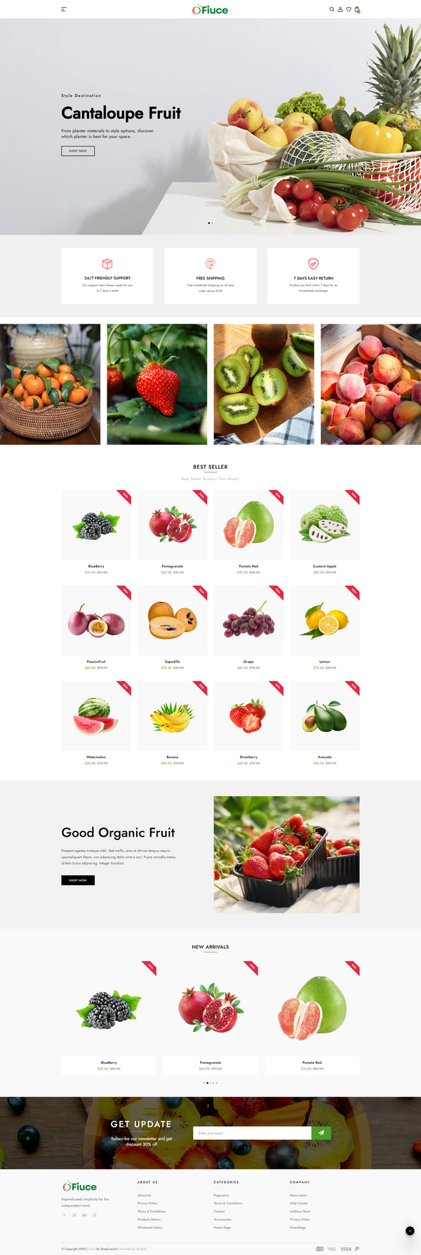 Fiuce - Fruits Organic Food