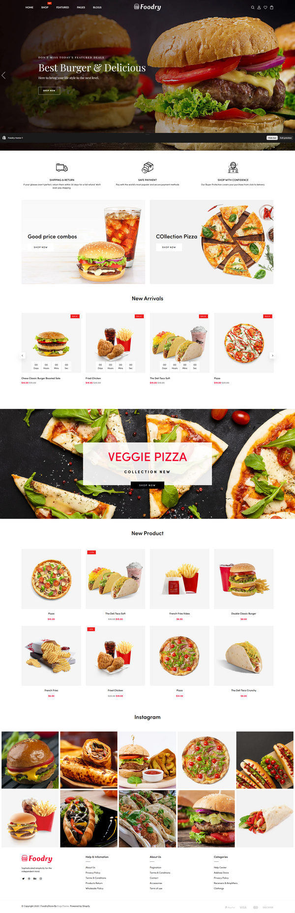 Foodry - Fast Food & Restaurant