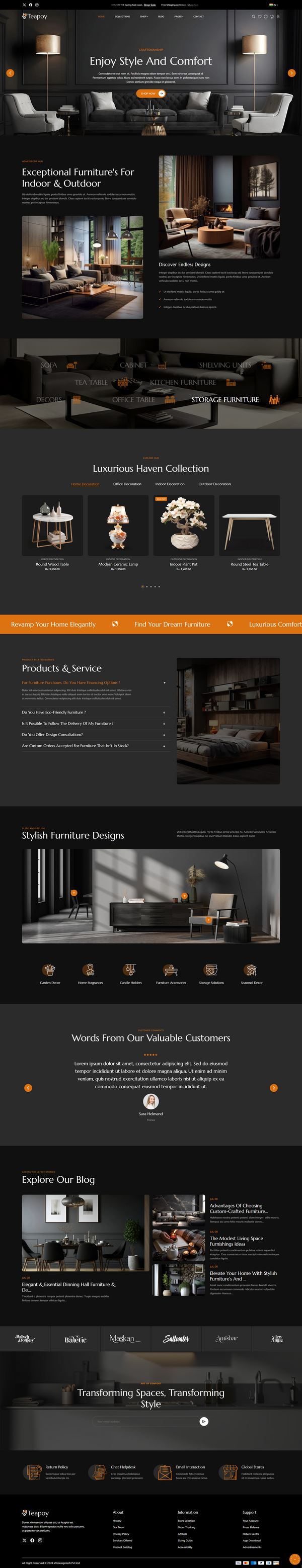 Teapoy - Furniture Store