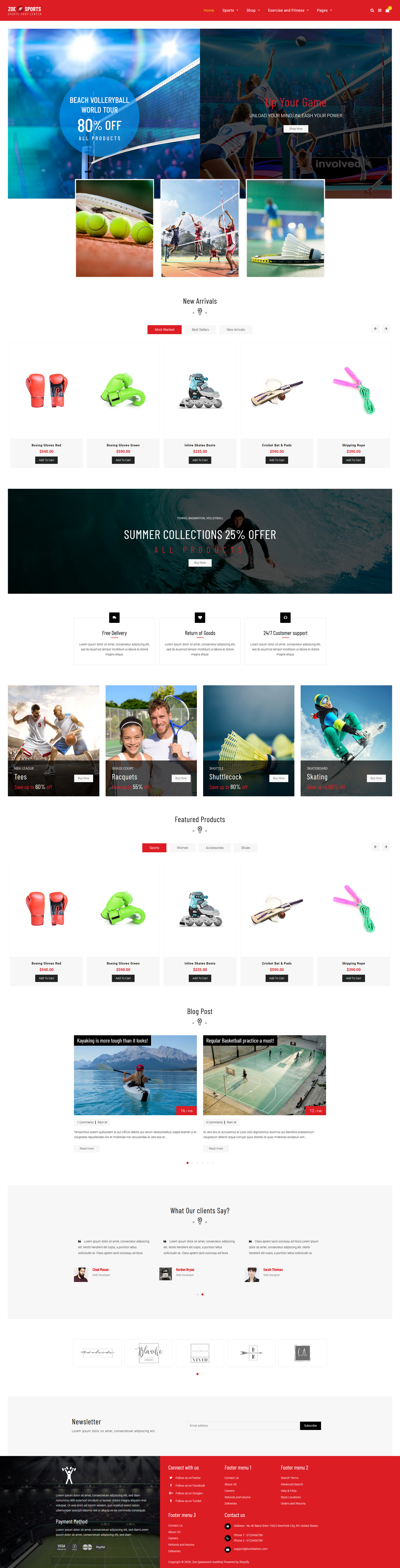 Zoe - Sport Store