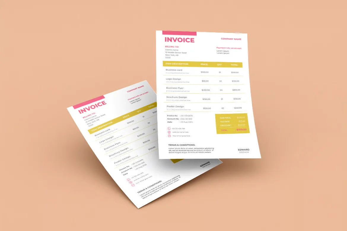 Invoice Design temp-12