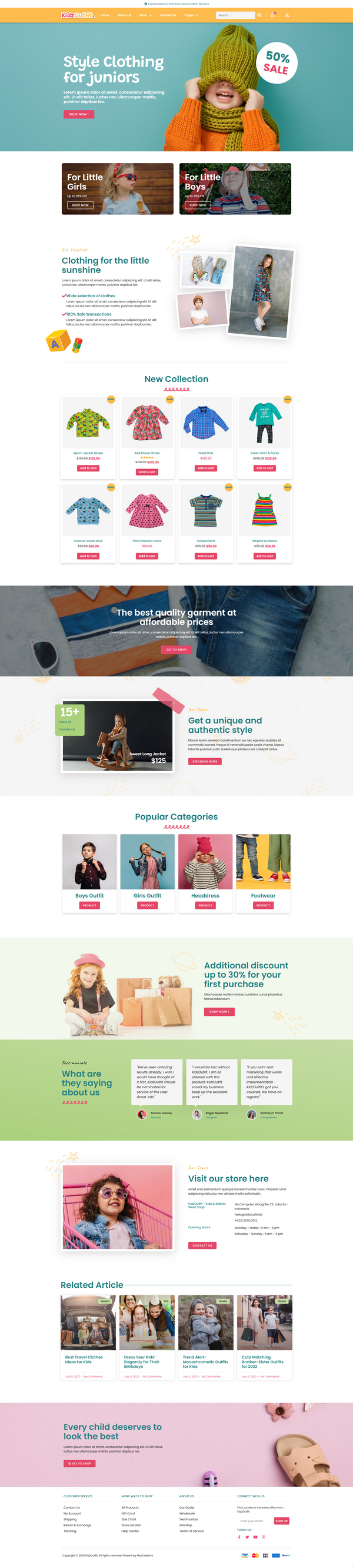 KidzOutfit - Kids Fashion