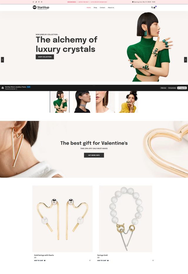 Jewellery Theme 1