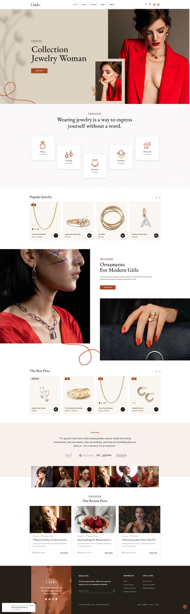 Lindo - Jewelry Store