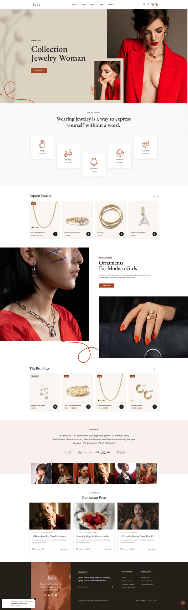 Lindo - Jewelry Store