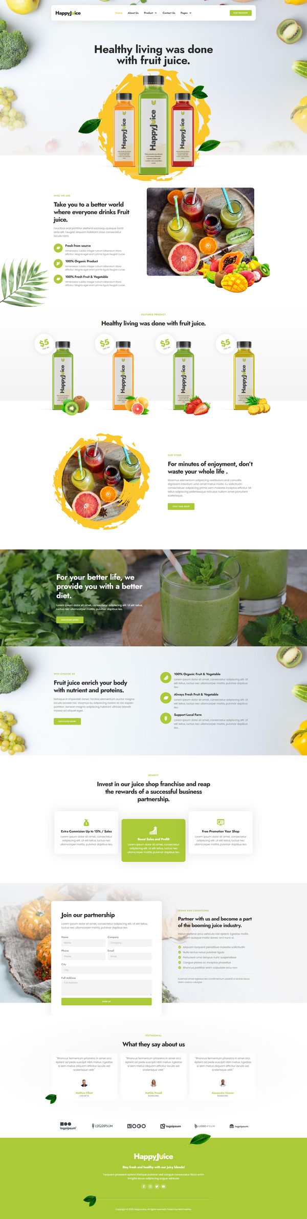 HappyJuice - Juice & Fresh Drink