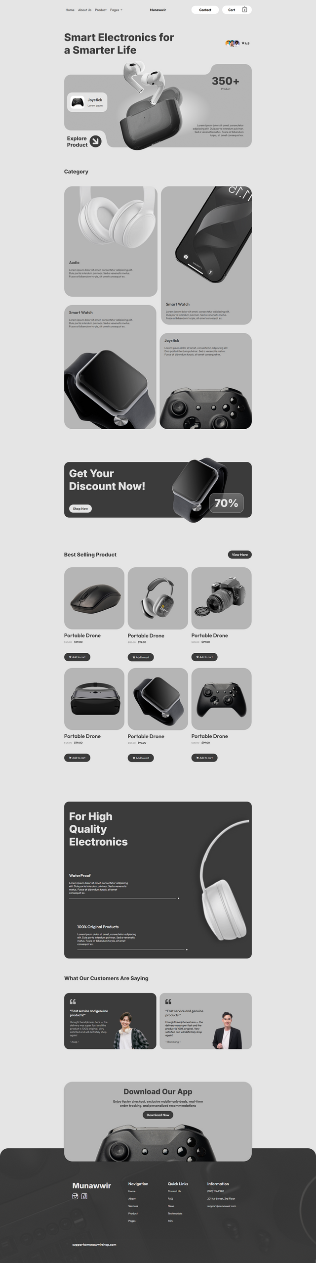 Munawwir - E-Commerce Electronics Store