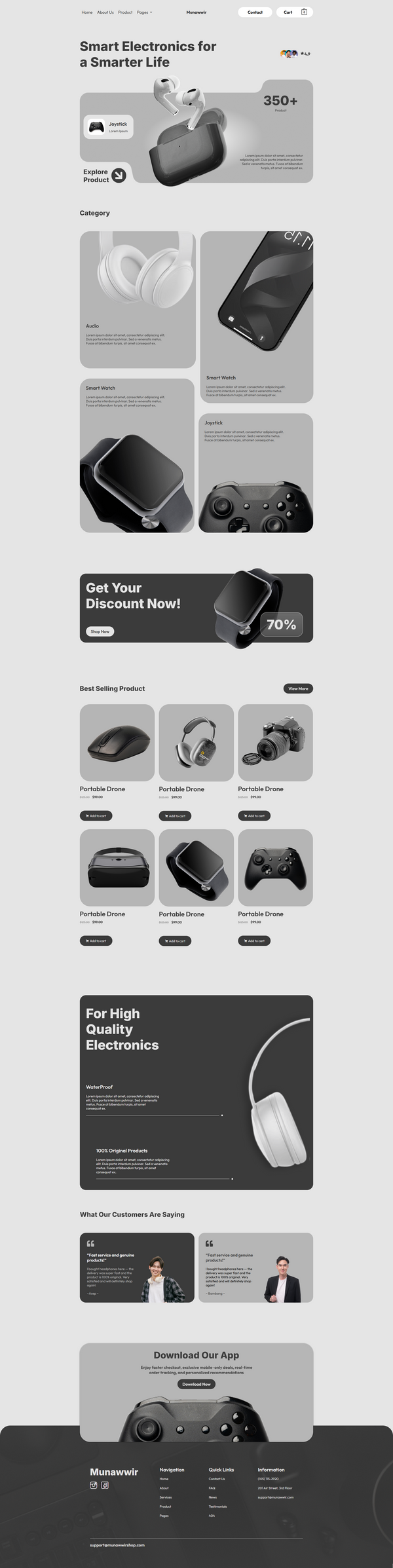 Munawwir - E-Commerce Electronics Store