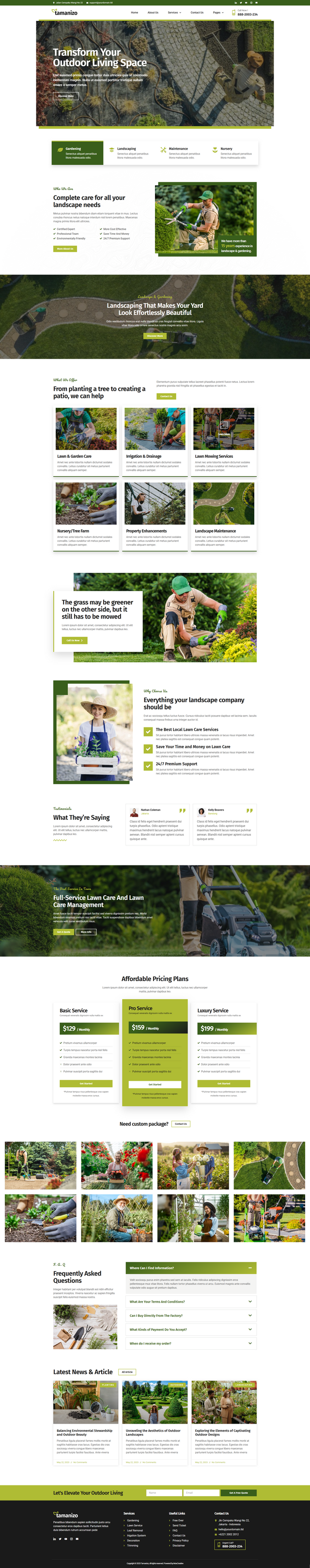 Tamanizo - Gardening & Landscape