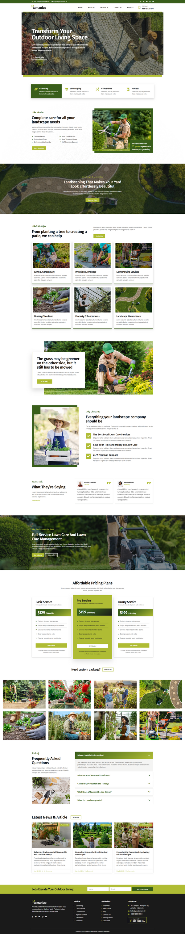 Tamanizo - Gardening & Landscape