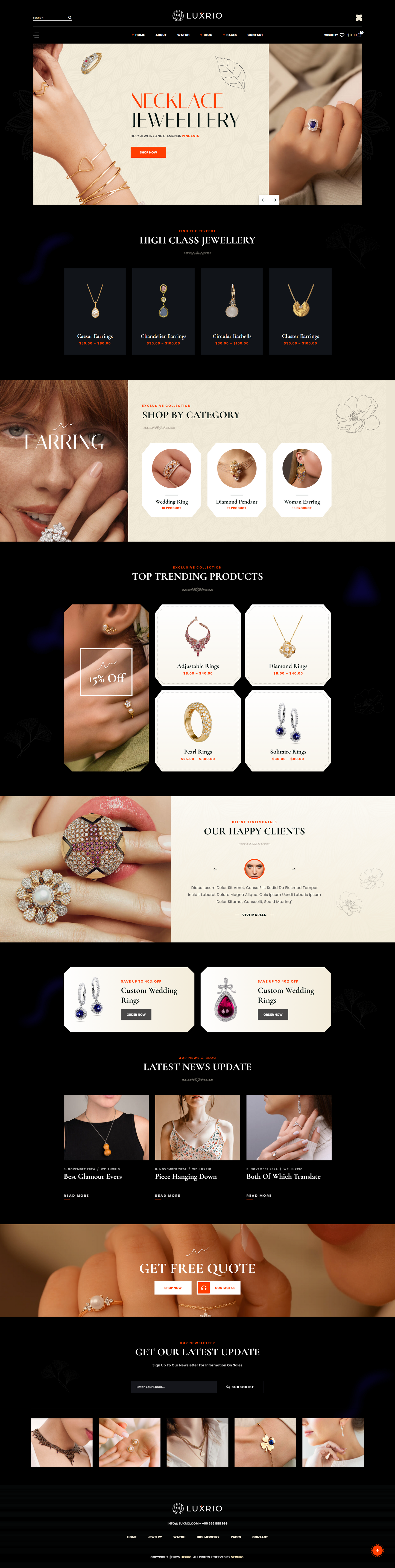 Luxrio – eCommerce Jewellery